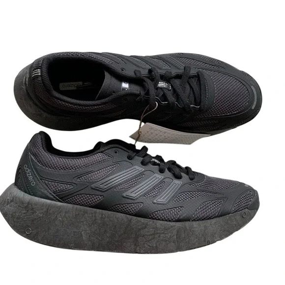 Adidas Adizero Aruku J Mens 7 Black New Swirlfoam JR4061 Running Shoes - Picture 3 of 11